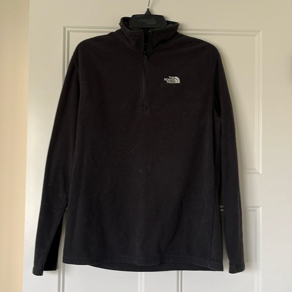 🖤Men’s Black North Face Fleece 1/4 zip🖤